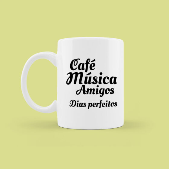 Café, música, amigos. Dias perfeitos