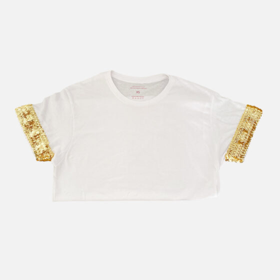 T-shirt Gliter Gold