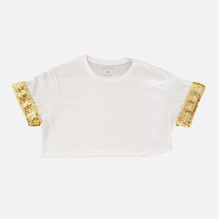 T-shirt Gliter Gold