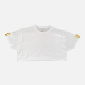 T-shirt Gliter Gold - Detalhe